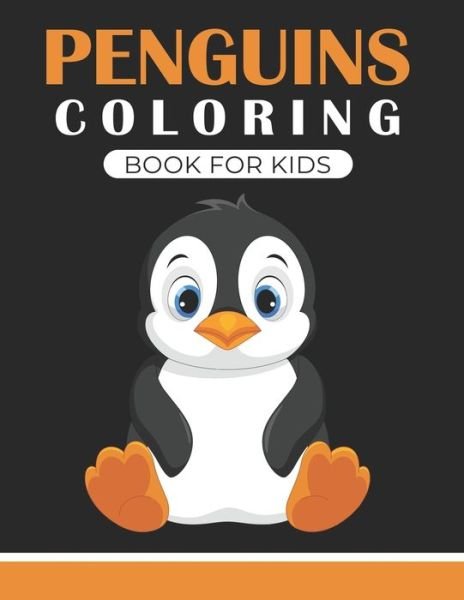 Cover for Winter Ra Coloring House · Penguins coloring book for kids (Paperback Book) (2020)