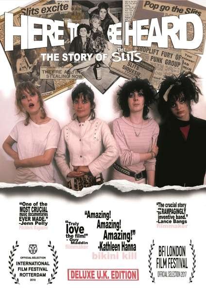 Cover for The Slits · Here to Be Heard; Story of the Slits (DVD) [Deluxe Uk edition] (2018)