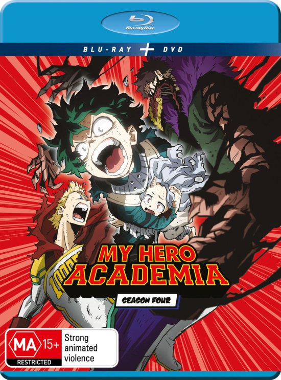 Cover for My Hero Academia: Season 4 Complete (Blu-ray) (2024)