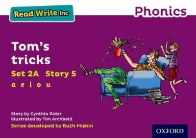 Cover for Cynthia Rider · Read Write Inc. Phonics: Tom's tricks (Purple Set 2A Storybook 5) - Read Write Inc. Phonics (Paperback Book) (2023)