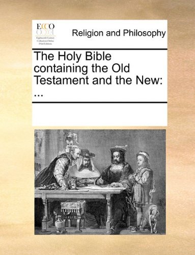 Cover for See Notes Multiple Contributors · The Holy Bible Containing the Old Testament and the New: ... (Paperback Book) (2010)