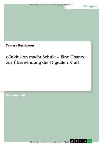 Cover for Rachbauer · E-inklusion Macht Schule   Ei (Book) [German edition] (2013)