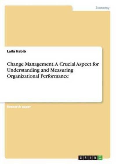 Cover for Laila Habib · Change Management. A Crucial Aspect for Understanding and Measuring Organizational Performance (Paperback Book) (2015)