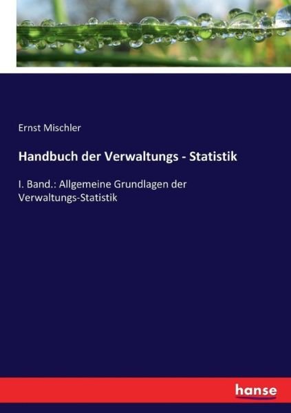 Cover for Ernst Mischler · Handbuch der Verwaltungs - Statistik: I. Band.: Allgemeine Grundlagen der Verwaltungs-Statistik (Paperback Book) (2017)
