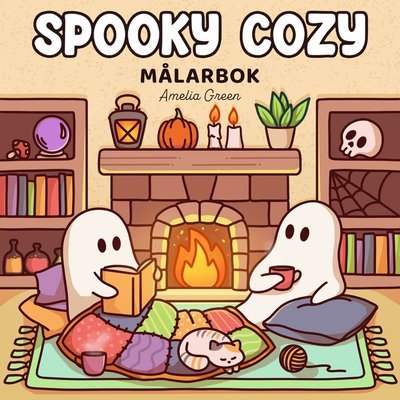 Cover for Amelia Green · Spooky Cozy målarbok (Paperback Book) (2025)