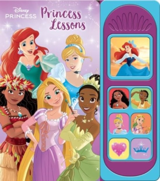 Cover for PI Kids · Disney Princess: Princess Lessons Sound Book (Board book) (2024)