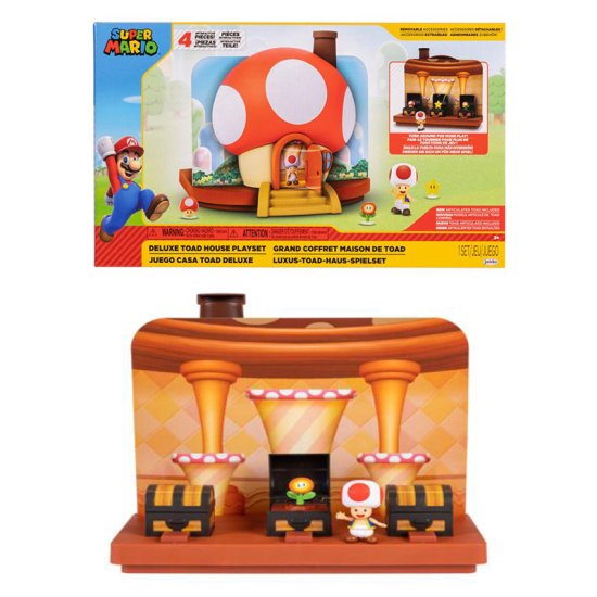 Cover for Jakks Pacific · Nintendo 2-1/2in Dlx Toad Playset Cs (Net) (MERCH) (2024)