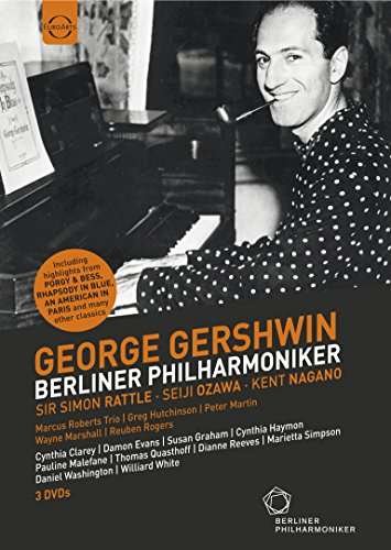 Cover for Rattle Simon / Ozawa Seiji / Nagano Kent / Berliner Philharmoniker · George Gershwin (DVD) (2017)