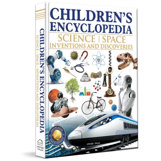 Cover for Wonder House Books · Children S Encyclopedia: Science, Space and Inventions and Discoveries (Hardcover Book) (2024)