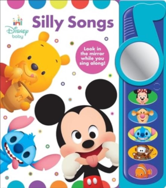 Cover for PI Kids · Disney Baby: Silly Songs Sound Book (Board book) (2024)