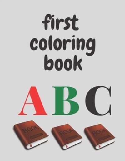Cover for Michel David · First Coloring Book Abc (Paperback Book) (2020)