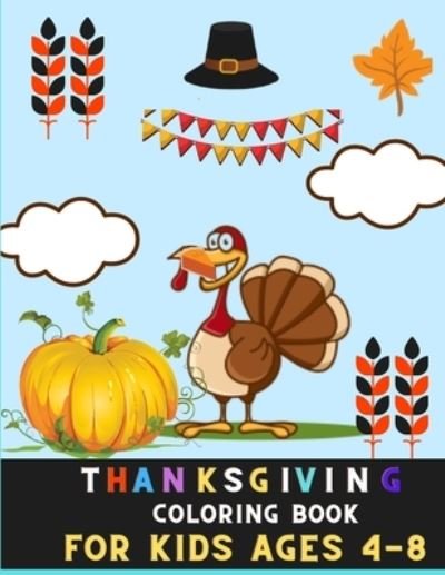 Cover for Deborah Barajas · Thanks giving coloring book for kids ages 4-8 (Paperback Book) (2020)