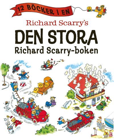 Cover for Den stora Richard Scarry-boken (Hardcover Book) (2026)