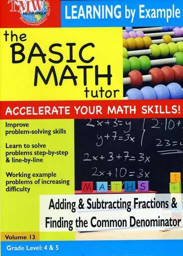 Cover for Basic Math Tutor Adding &amp; Subtracting Fractions &amp; (DVD) (2020)