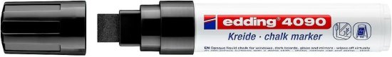 Cover for Edding · 4090 Kreidemarker - Schwarz - Feucht Abwischbar (N/A)