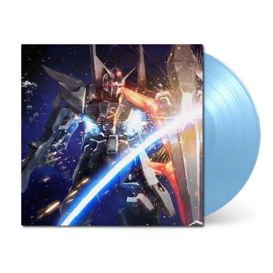Cover for Mobile Suit Gundam: Silver Phantom OST (LP) [Clear Sky Blue Vinyl edition] (2024)