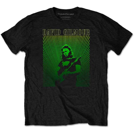 David Gilmour Unisex T-Shirt: Rays Gradient (Black) - David Gilmour - 周边商品 - Rockoff - 5056170670708 - 2019年2月27日