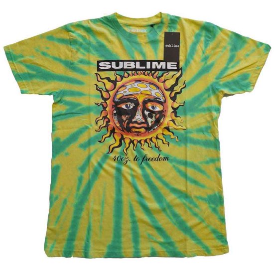 Cover for Sublime · Sublime Unisex T-Shirt: 40oz To Freedom (Green) (Wash Collection) (T-shirt) [size M] (2022)