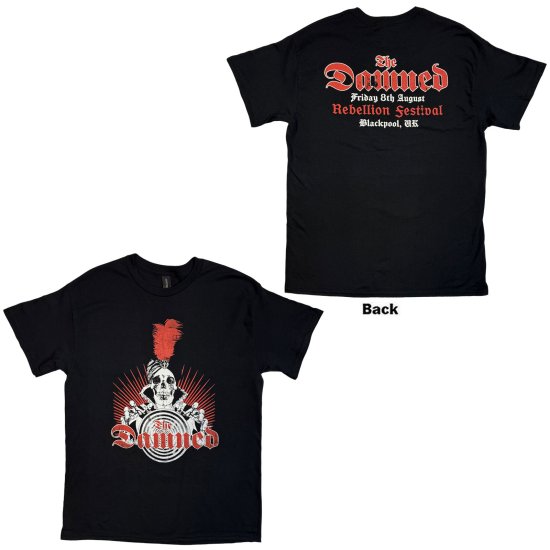 Cover for Damned - The · The Damned Unisex T-Shirt: Skeleton / Rebellion Festival 25 (Black) (Back Print) (X-Large) (Ex-Tour) (T-shirt) [size XL] (2026)