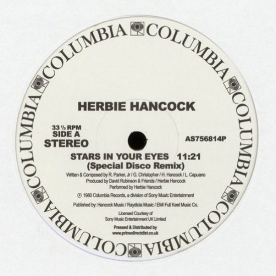 Cover for Herbie Hancock · Stars in Your Eyes / Saturday Ni (12") (2018)