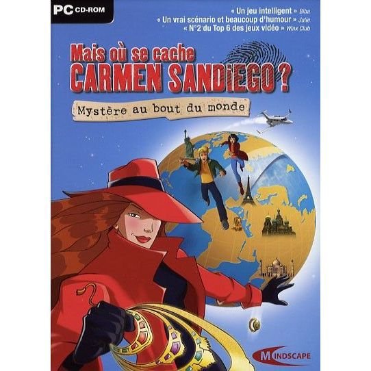 Cover for Pc DVD Rom · Mais ou se cache Carmen Sandiego (PC) (2019)