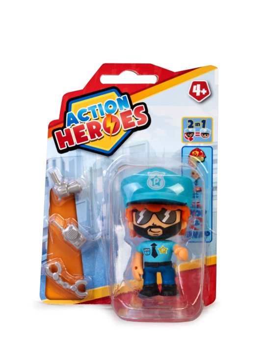 Action Heroes: Figure Singolo Poliziotto -  - 周边商品 - Famosa - 8410779108708 - 