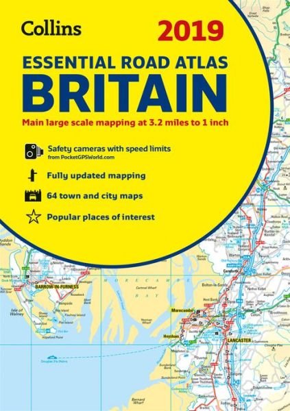 Cover for Collins Maps · 2019 Collins Essential Road Atlas Britain (Spiral Book) [New edition] (2018)