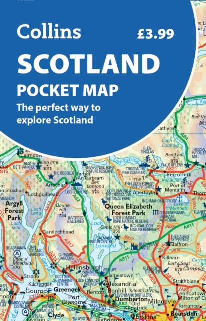 Cover for Collins Maps · Scotland Pocket Map: The Perfect Way to Explore Scotland (Map) (2026)