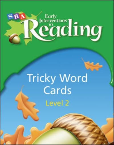 Cover for McGraw Hill · Early Interventions in Reading Level 1, Tricky Word Cards - SRA EARLY INTERVENTIONS IN READING (Spiral Book) (2004)