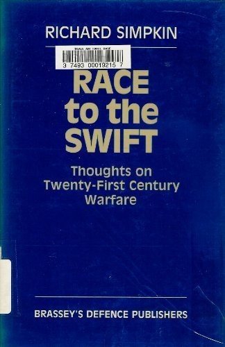 Cover for Richard Simpkin · Race to the swift (Book) (1985)