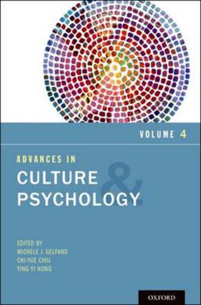 Cover for Ying-yi Hong · Advances in Culture and Psychology, Volume 4 (Hardcover Book) (2013)