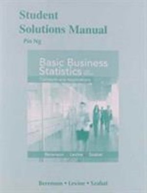 Student Solutions Manual for Basic Business Statistics - Mark Berenson - 图书 - Pearson Education (US) - 9780321926708 - 2014年7月29日