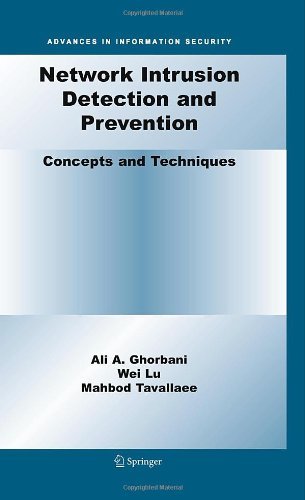 Cover for Ali A. Ghorbani · Network Intrusion Detection and Prevention: Concepts and Techniques - Advances in Information Security (Hardcover Book) [2010 edition] (2009)