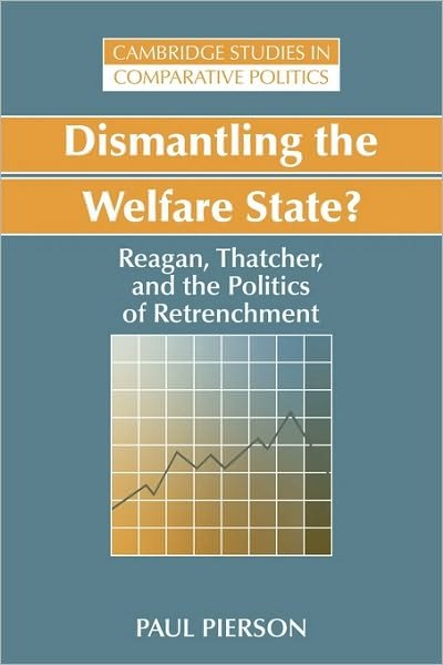 Cover for Pierson, Paul (Harvard University, Massachusetts) · Dismantling the Welfare State?: Reagan, Thatcher and the Politics of Retrenchment - Cambridge Studies in Comparative Politics (Paperback Book) (1995)