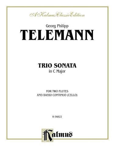 Cover for Georg Philipp · Telemann Trio Sonata C Major (Paperback Book) [Kalmus edition] (1985)
