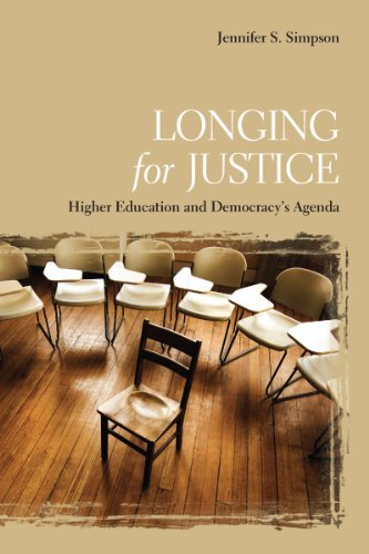 Cover for Jennifer S. Simpson · Longing for Justice: Higher Education and Democracy's Agenda (Paperback Book) (2014)