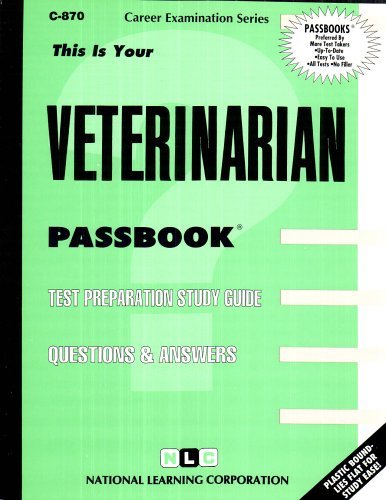 Cover for Jack Rudman · Veterinarian: Passbooks Study Guide (Spiral Book) (2011)