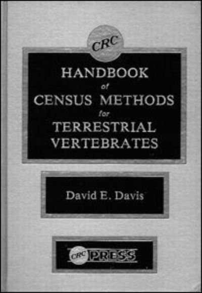Cover for David E Davis · CRC Handbook of Census Methods for Terrestrial Vertebrates (Hardcover Book) (1982)