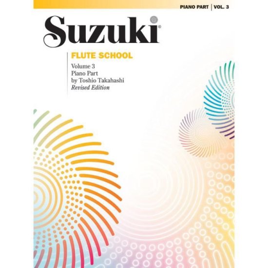 Cover for Suzuki flute pi acc  3 (Paperback Book) (1995)