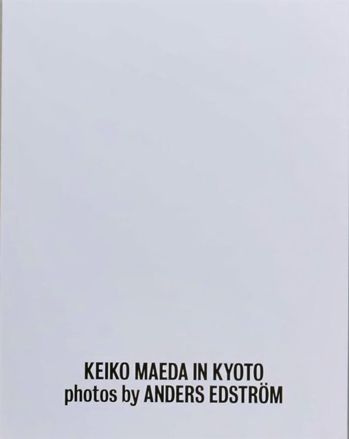 Cover for Anders Edstrom · Keiko Maeda In Kyoto (Book) (2015)