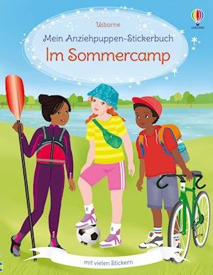 Cover for Mein Anziehpuppen-Stickerbuch: Im Sommercamp (Book) (2025)