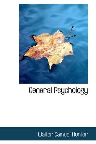 Cover for Walter Samuel Hunter · General Psychology (Paperback Book) (2009)