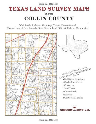 Cover for Gregory a Boyd J.d. · Texas Land Survey Maps for Collin County (Paperback Book) (2010)