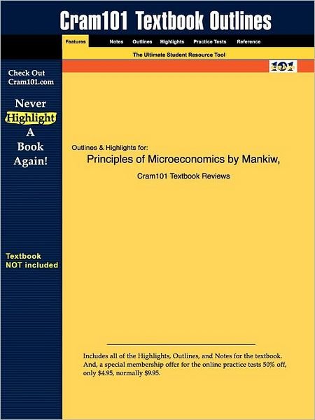 Cover for Mankiw · Studyguide for Principles of Microeconomics by Mankiw, N. Gregory, Isbn 9780324171884 (Paperback Book) (2006)