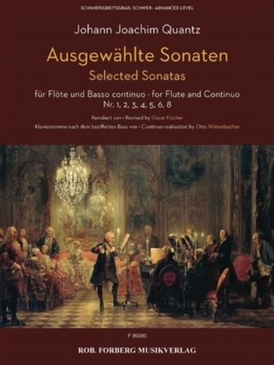 Cover for Johann Joachim Quantz · Ausgewahlte Sonaten fur Floete und Basso continuo (Paperback Book) (2020)