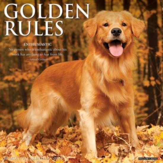 Cover for Willow Creek Press · Golden Rules 2024 12 X 12 Wall Calendar (Calendar) (2023)