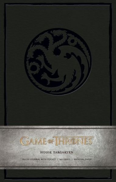 Cover for . Hbo · Game of Thrones: House Targaryen Hardcover Ruled Journal - Game of Thrones (Hardcover Book) [Imitation] (2014)