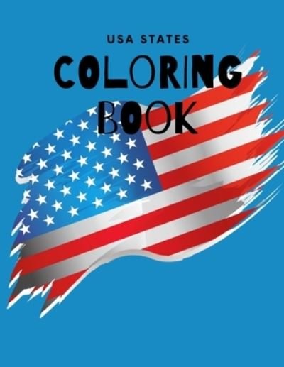 Cover for Debbie Sue Designs · USA States Coloring Book (Paperback Book) (2019)