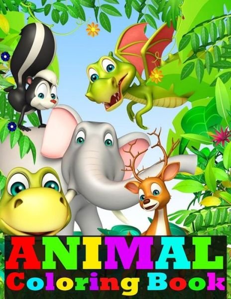 Cover for Mery Angel · Animal Coloring Book (Paperback Book) (2019)
