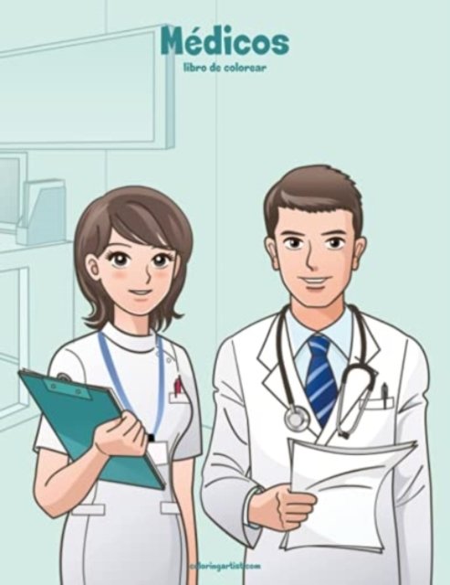 Cover for Nick Snels · Medicos libro de colorear 1 (Paperback Book) (2018)